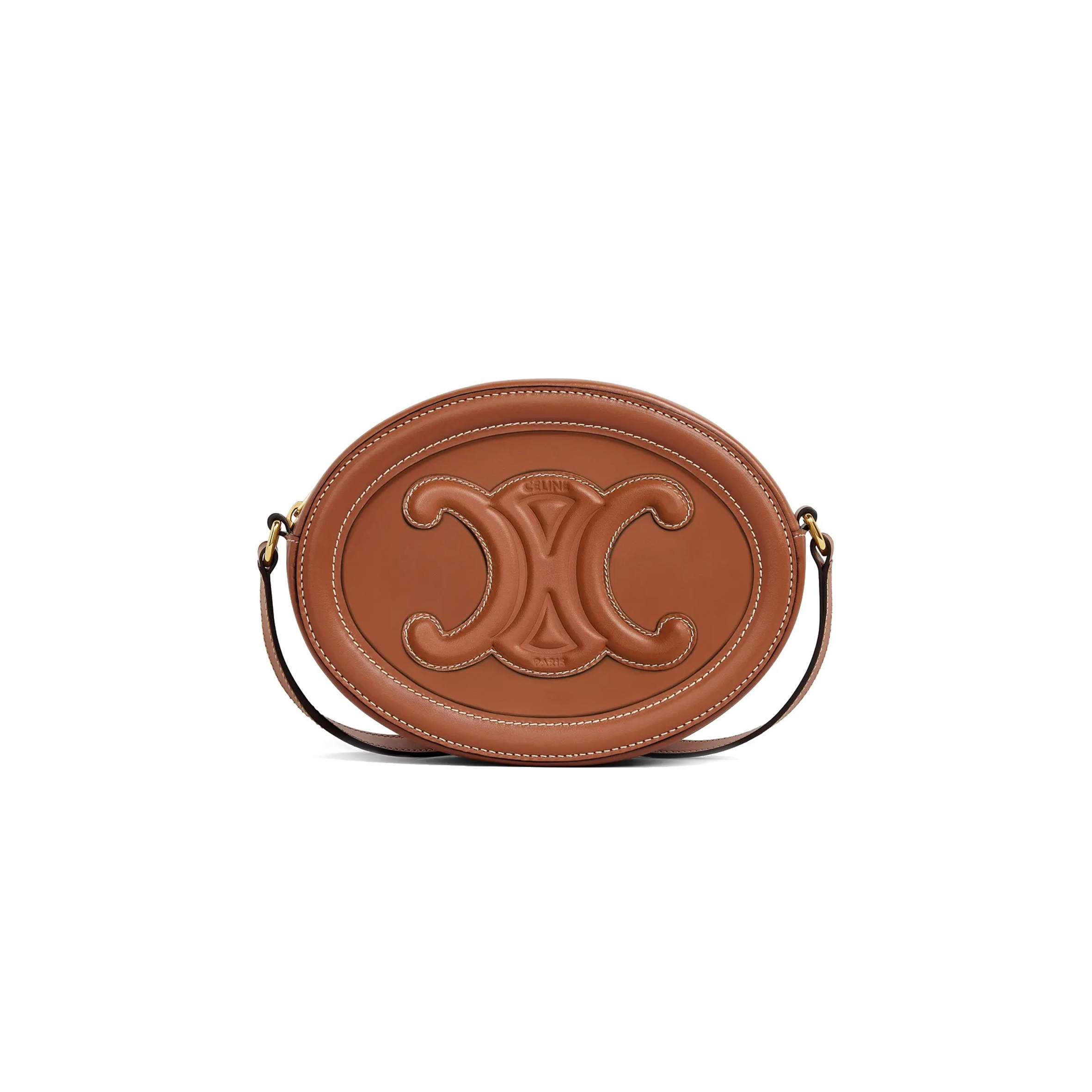 CELINE MEDIUM CROSSBODY IN TRIOMPHE SMOOTH COWHIDE 198603DXC.04LU (20*15*6cm)